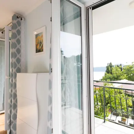 Blue Horizon Bird's Eye View Semesterbostad Trsjteno